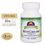 ビーガントゥルー メチルコバラミン ビタミンB12 1mg 1000mcg 60粒 ソースナチュラルズ