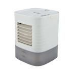 SOUYI JAPAN セラヴィ コンパクト卓上冷風扇 3段階風量調節・加湿冷却・省エネ 139×139×175mm ホワイト CLV-346-WH