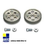 14211-4AG-001×2 TODA トダレーシング フリーアジャスティング カムプーリー レビン・トレノ 4AG-4valve