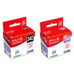 JIT-C340B　JIT-C341C　各1個　計2個セット　ジット　CANON　リサイクルインク　BC-340　BC-341