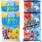  лента .... еда .. Frozen шербет 2 вид ассортимент [(1)..100% Frozen шербет 9 шт. входит (2) Cola & soda шербет 10 шт. входит ] каждый 2 пакет итого 4 пакет 