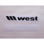 WEST waist sticker Logo (S) waist suit / surfing sticker 