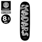 ELEMENT Element скейтборд панель скейтборд доска Canadian Maple FSC Made in Spain черный | GEOLOGY MADARS APSE 8.1inc[BG027075]