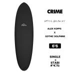 クライム サーフボード ソフトボード サーフィン ゴシックドルフィンズ ブラック 正規品 CRIME SURFBOARDS SOFTBOARDS 6'6 GOTHIC DOLPHINS BLACK 6.6
