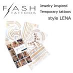正規代理店 FLASHTATTOO フラッシュタトゥー ボディジュエリー タトゥーシール/LENA