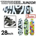 送料無料 TRYWHEEL トライウィール ３輪スケートボード スケボー サーフスケート/TRY WHEEL JUNIOR トライウィールジュニア 28’’
