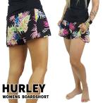 在庫処分セール!HURLEY/ハーレー レディース水着 LADYS LADYS HANA AQUAS 2.5 BOARDSHORT BLACK 女性用 サーフパンツ ボードショーツ