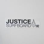 JUSTICE SURFBOARD Justy s доска для серфинга стикер разрезные наклейки SMALL BLACK