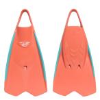 ボディーボードフィン ZEBEC FINS ゼベック BODYBOARDS FINS コーラル / ターコイズ MEDIUM