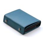 コンパクトな財布　m+ エムピウ MILLEFOGLIE2 Pig オルテンシアx黒