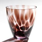 スガハラ グラス　ヒョウ柄のグラス オールドグラス　パンテールローズ