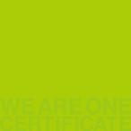 CD/TRICERATOPS/WE ARE ONE -CERTIFICATE-