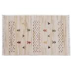 トルコ製 ウィルトン織の玄関マット RAKKAS (70cm × 125cm) (ジャルダン) 【取寄商品】【北海道・沖縄送料別】