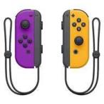 中古ニンテンドースイッチハード Joy-Con(L) ネオンパープル/(R) ネオンオレンジ(状態:本体状態難)