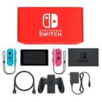 中古ニンテンドースイッチハード Nintendo Switch本体 カラーカスタマイズ /Joy-Con(L)ネオンブルー(R)ネオンピンク/Joy-Con