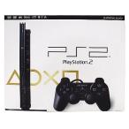 中古PS2ハード プレイステーション2本体 チャコールブラック(SCPH-77000CB)