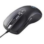  б/у PC твердый Elecom проводной мышь M-G01URBK ( черный )