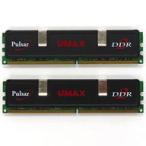 中古PCハード UMAX デスクトップPC用メモリーモジュール Pulsar 2GB(1GB×2) [DCDDR2-2GB-800]