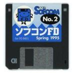  б/у PC-9801 3.5 дюймовый soft LOGIN SOFCOM No.2 Spring 1995sof темно синий дискета 