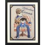 中古原画イラストボード 付属品付)セガ ラッキーくじ 名探偵コナン 白S賞 「名探偵コナン−黒と白