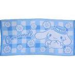 中古雑貨 4.シナモロール バスタオル(ブルー) 「サンリオ当りくじ シナモロール当りくじ」