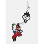中古雑貨 スーパーマリオUSA つながるラバーストラップ 「スーパーマリオブラザーズ35周年」 Nintendo TOKYOグッズ