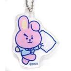 中古雑貨 COOKY(ジョングク) アクリルキーホルダー 「BT21 CAFE 〜GLEE FREE TIME〜」