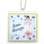 中古雑貨 清水紗良 個別ミニ色紙キーホルダー 「モバ