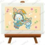 中古置物・装飾品 はづき＆マイメロディ(ポロン) 「おジャ魔女どれみ×サンリオキャラクターズ トレーディングミニアートフレーム