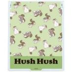 中古雑貨 01.散りばめデザイン デカキャラミラー 「Hush Hush 〜ある日のリスとコヨーテ〜」