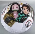中古雑貨 炭治郎＆禰豆子＆善逸＆伊之助(ホワイト) サッカーボール 「鬼滅の刃」