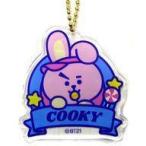 中古雑貨 COOKY(ジョングク) アクリルキーホルダー 「BT21 CAFE 〜Pink candy shop〜」