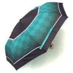 中古傘・パラソル 竈門炭治郎 北斎グラフィックコラボレーション三つ折り畳傘 「鬼滅の刃」 プレミアムバンダイ限定