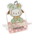 中古雑貨 ポチャッコ アクリルスマホスタンドキーホルダー 「Happyくじ Sanrio Animal Collection」 アク