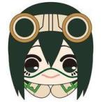 中古雑貨 蛙吹梅雨 「僕のヒーローアカデミア はぐキャラコレクション」