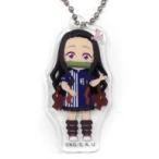 中古雑貨 竈門禰豆子 「鬼滅の刃×ローソン アクリルキーホルダー(ローソン制服)」