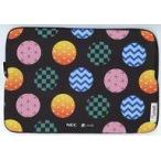 中古家電サプライ 着物柄(ドット) PC＆タブレットソフトケース ノートパソコン13.3の型〜14の型対応 「NEC LAVI