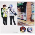 中古雑貨 レキ(喜屋武暦)＆スノー(馳河ランガ) アクリルジオラマスタンド+缶バッジ2個セット 「Blu-ray SK∞ エ