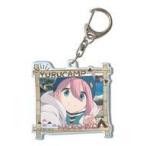 中古雑貨 デザイン01(各務原なでしこ/A) アクリルキーホルダー 「ゆるキャン△」