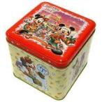 中古小物入れ・マルチケース・缶ケース ディズニー・サンタヴィレッジ・パレード 缶ケース(おせんべい) 「ディズニー