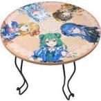 中古雑貨 潤羽＆赤井＆白上＆夏色＆星街 プリントサイン入りミニテーブル 「ホロライブくじ〜ホロクッキング〜」 ラスト賞