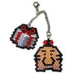 中古雑貨 どせいさんとプレゼント ビーズチャーム 「MOTHER×MIYUKI」