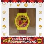 中古雑貨 ピカチュウ(レッド×チェック) プレミアムデザインベルトリストウォッチ 「ポケットモンスター」