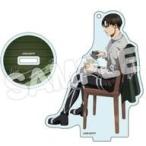 ショッピング諫山 中古アクリルスタンド・アクリルパネル リヴァイ(乾杯) 描き下ろしアクリルフィギュアS 「進撃の巨人」