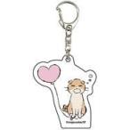 中古雑貨 ながめるねこ 「しかるねこ アクリルキーホルダー 01.カフェVer. グラフアートデザイン」