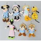 中古雑貨 全6種セット ぬいぐるみチャーム 「Happyくじ DISNEY SPRING VACATION 2022」 ぬいぐるみ