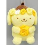 中古雑貨 ポムポムプリン ぬいぐるみチャーム 「Happyくじ Sanrio Characters Flower 2022」 ぬい