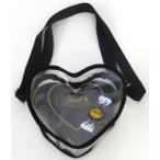 中古バッグ ブラック 推しカラーハートバッグ(ショルダーポーチ) 「リンツ」