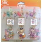 ショッピングダッフィー 中古ストラップ ダッフィー＆シェリーメイ＆ジェラトーニ ストラップ3個セット 「ダッフィーのハロウィーン2015」 東京ディ