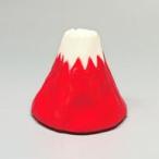  б/у брелок для ключа красный Fuji [ гора Фудзи .. жребий эмблема ]